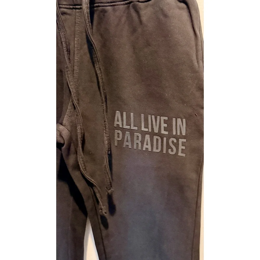 Urban Beast Mens Stack Size Small Black Sweatpants